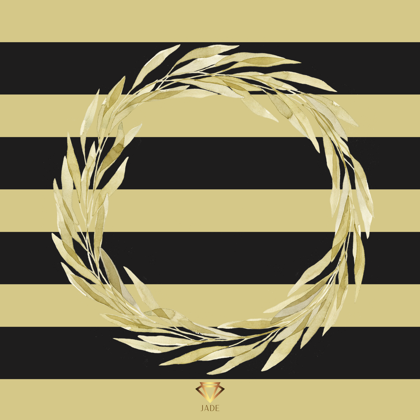 Classic Wreath Square Placemat