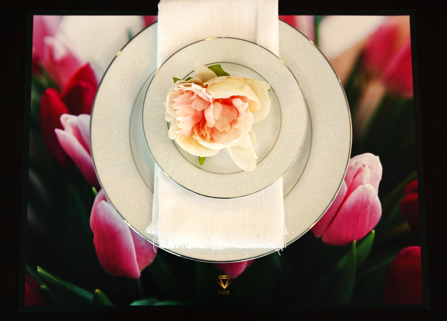 Pink Tulips Placemat