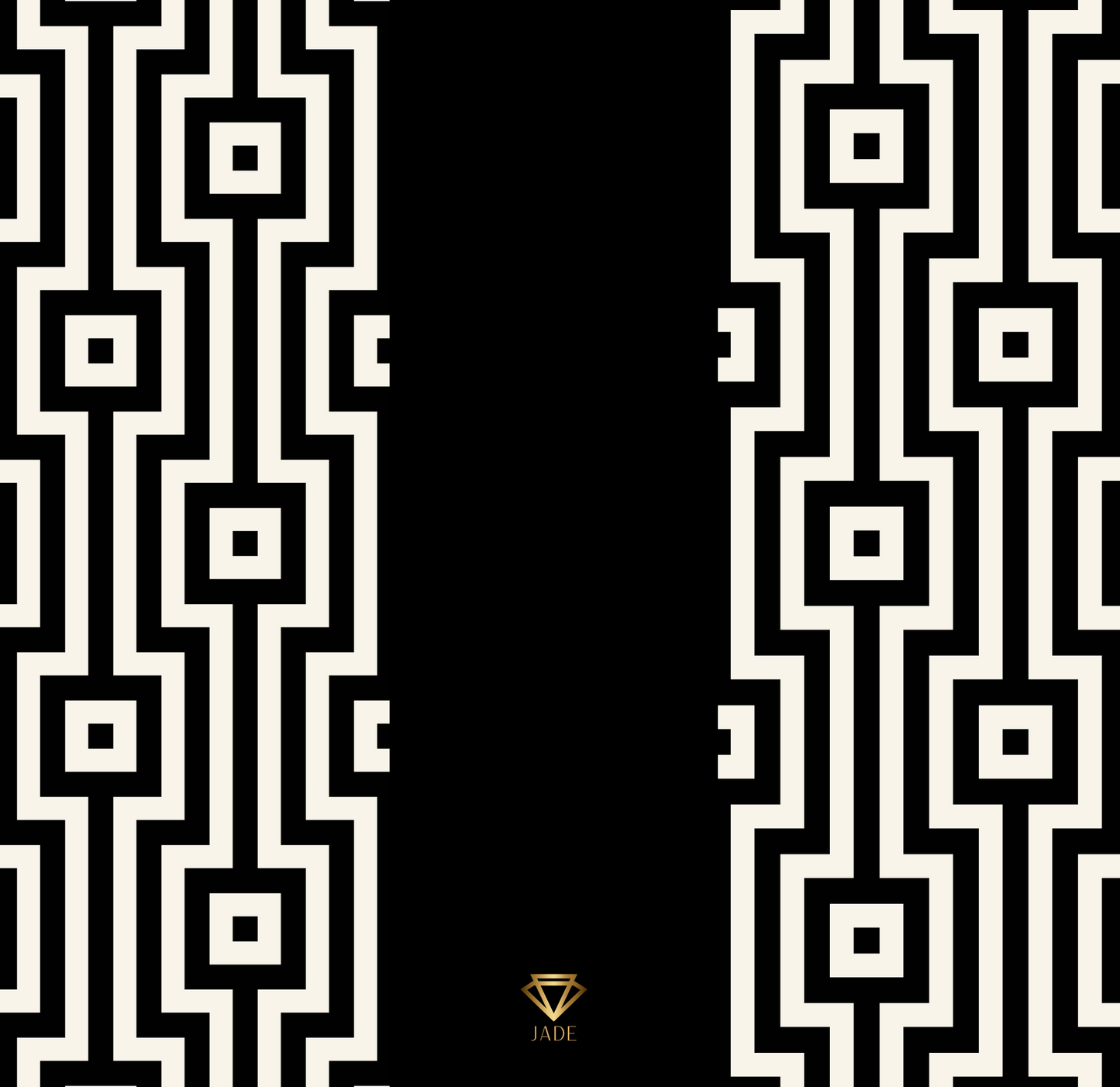 Luxury Black Square Placemats