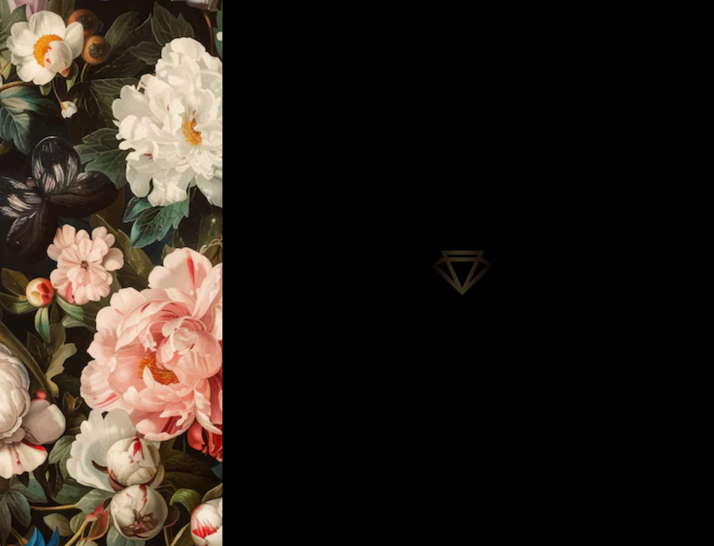 Moody Peach Floral