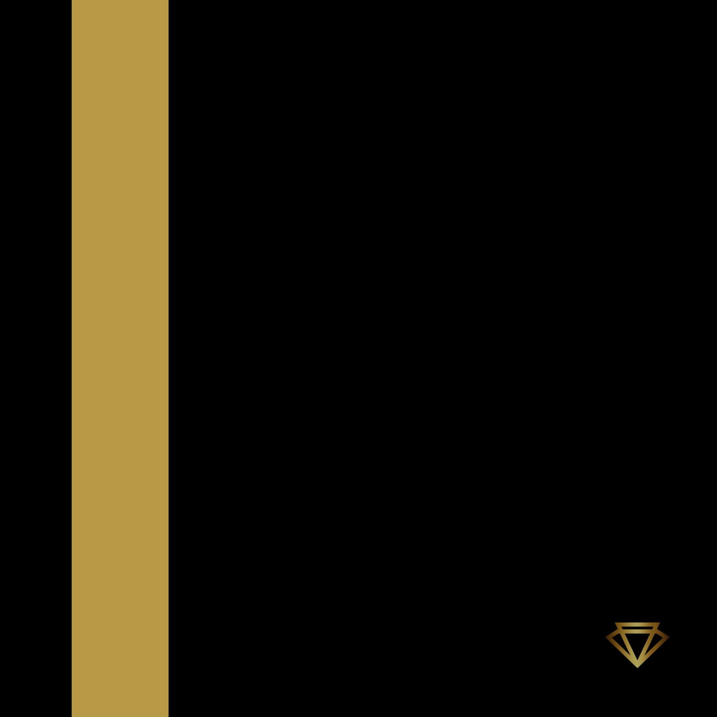 Classic Collection Black Gold Band Place Cards