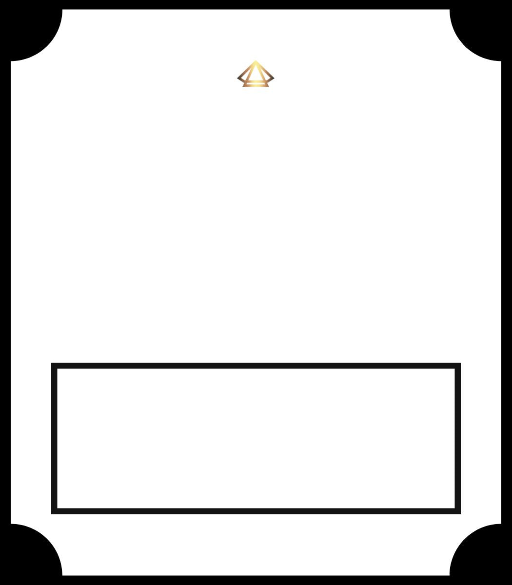 Classic Collection Smokey Black Place Cards