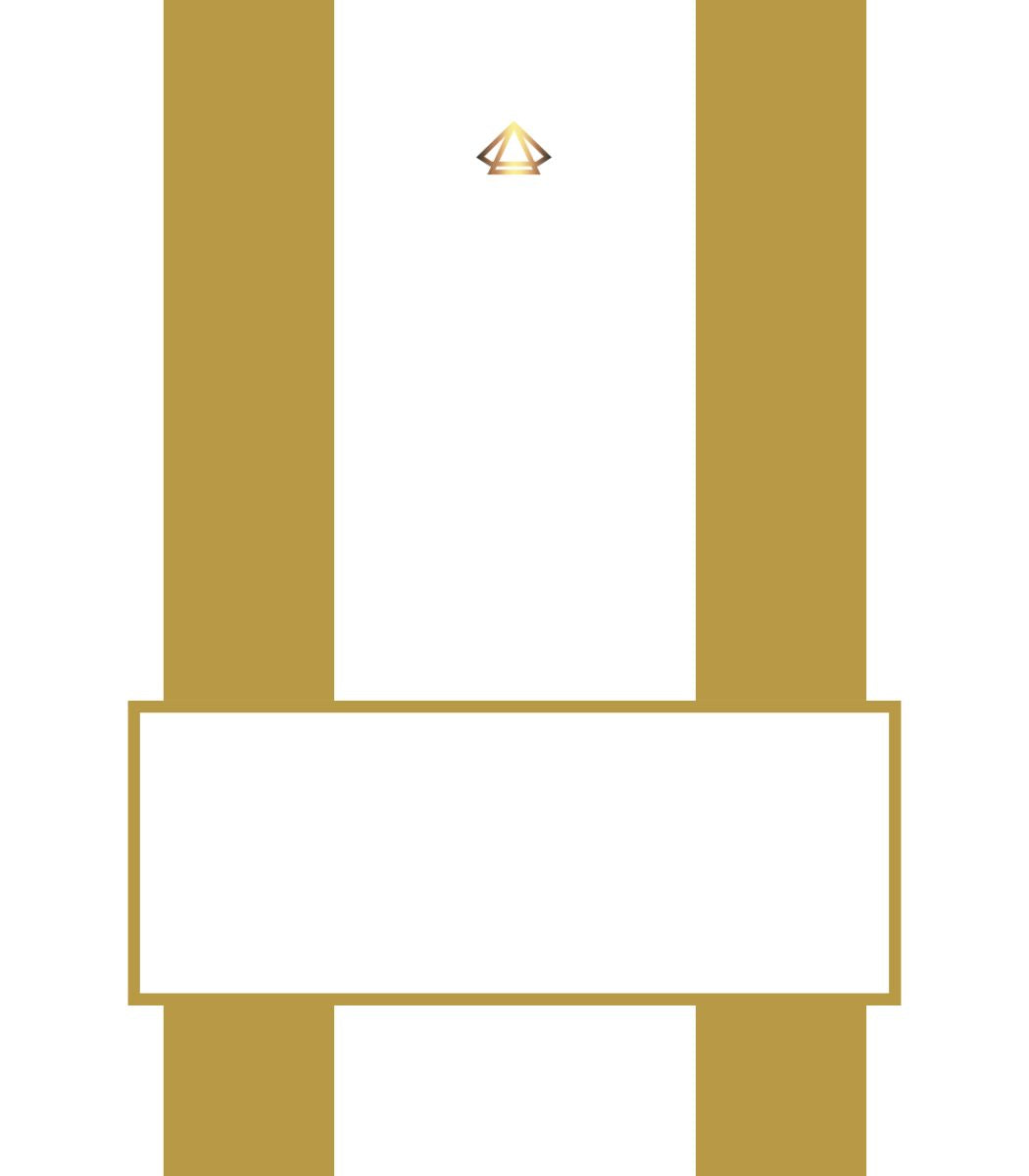 Classic Collection Double Gold Band Place Cards