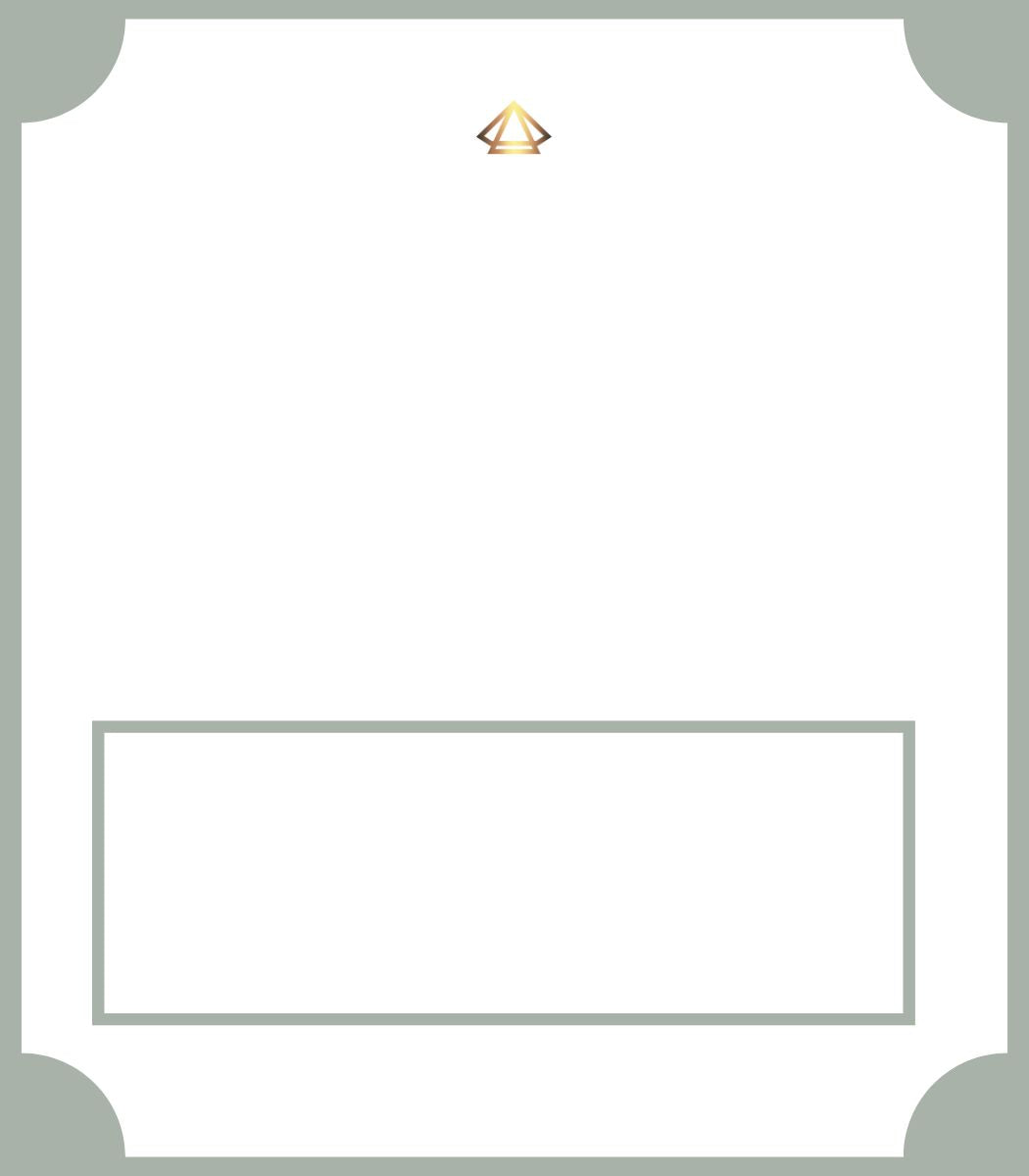 Classic Collection Harbor Gray Place Cards